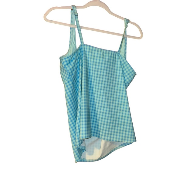 Lands' End Women's Square Neck Underwire Tankini Top Swimsuit size 12 - Picture 3 of 4